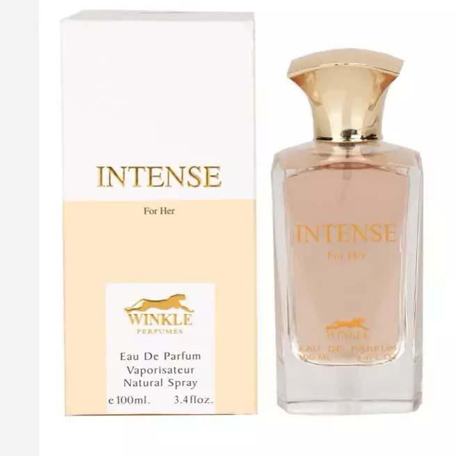 ادکلن زنانه اینتنس برند وینکل WINKLE INTENSE حجم 100 میلی لیتر