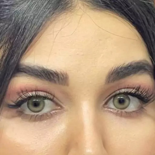 لنز دهب نچرال گرین سبز رنگ سبز