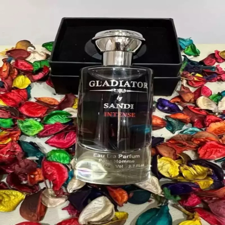 ادکلن گلادیاتور اینتنس شرکت سندی رایحه عطر باکارات رژ ادوپرفیوم 80 میل
