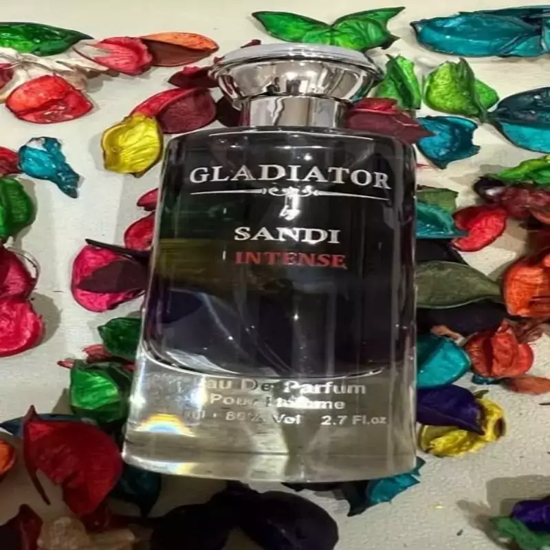 ادکلن گلادیاتور اینتنس شرکت سندی رایحه عطر باکارات رژ ادوپرفیوم 80 میل
