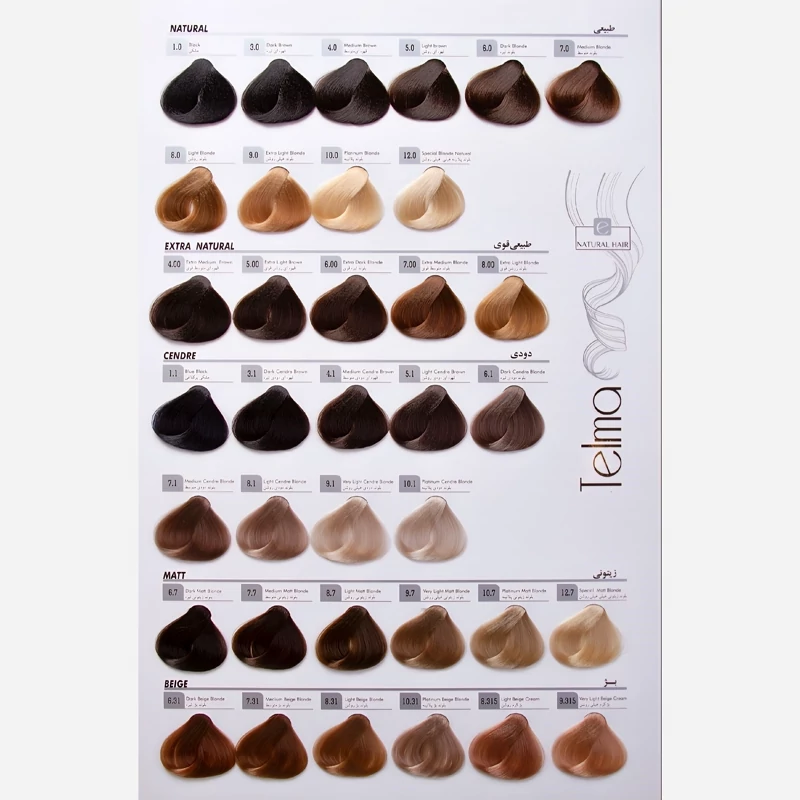 رنگ مو تلما 2 عددی