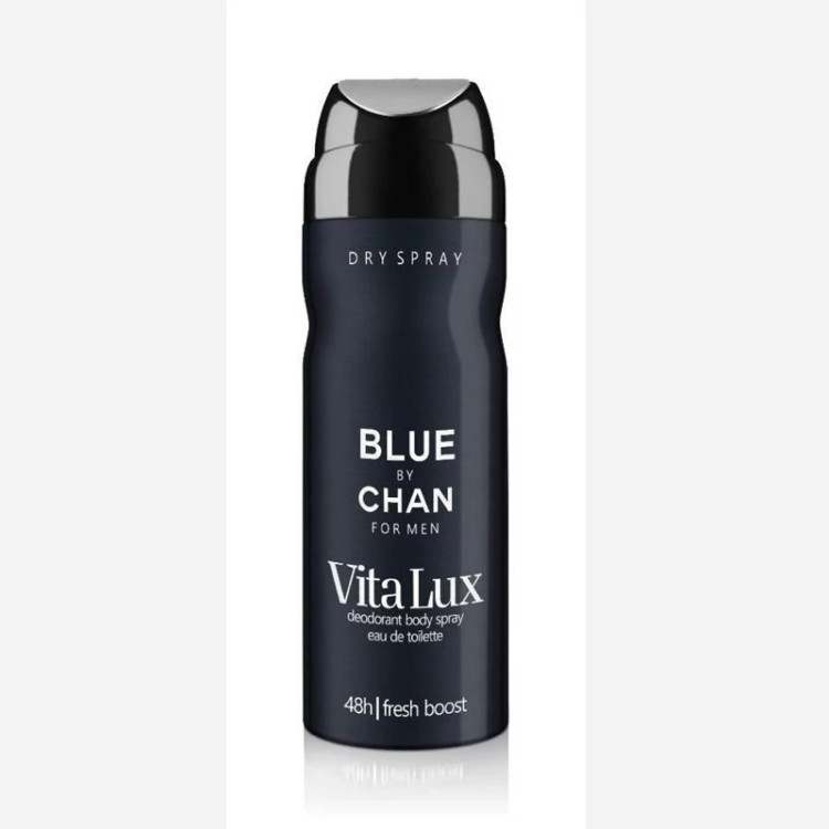 اسپری خوشبوکننده بدن آقایان ویتالوکس chanble blue حجم 200 میل