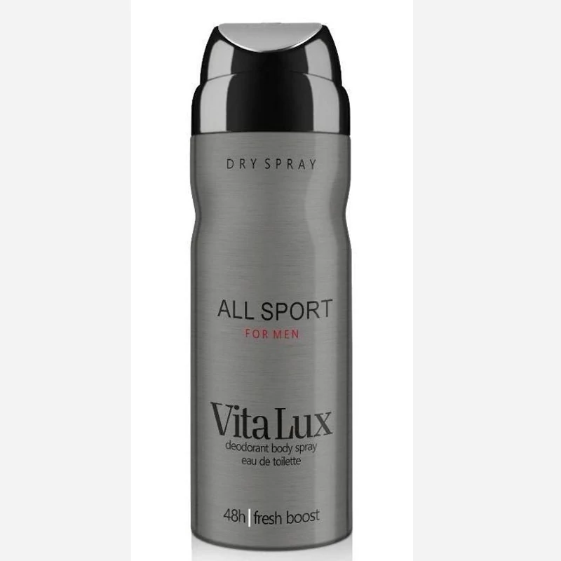 اسپری خوش بو کننده بدن مردانه ویتالوکس رایحه ALL SPORT حجم 200 میل