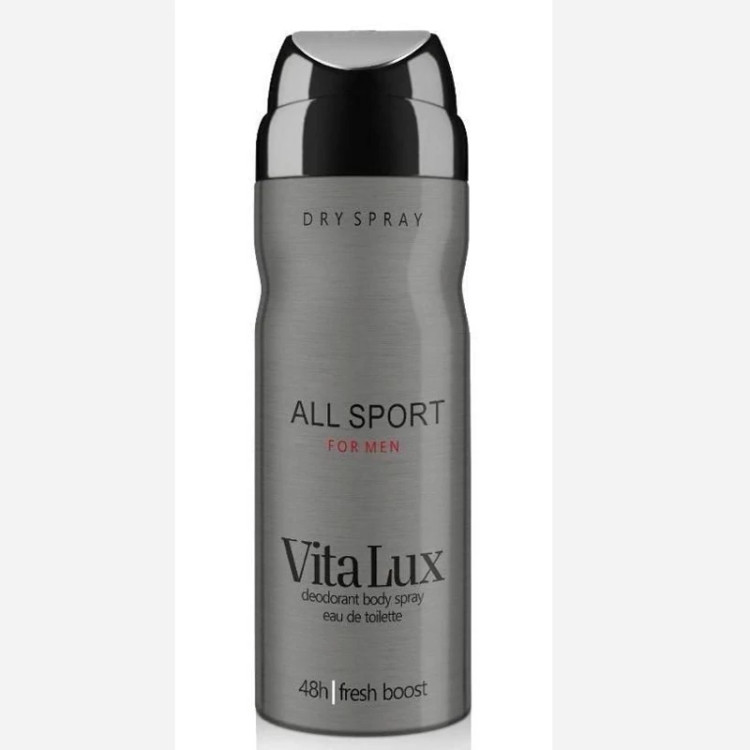 اسپری خوش بو کننده بدن مردانه ویتالوکس رایحه ALL SPORT حجم 200 میل