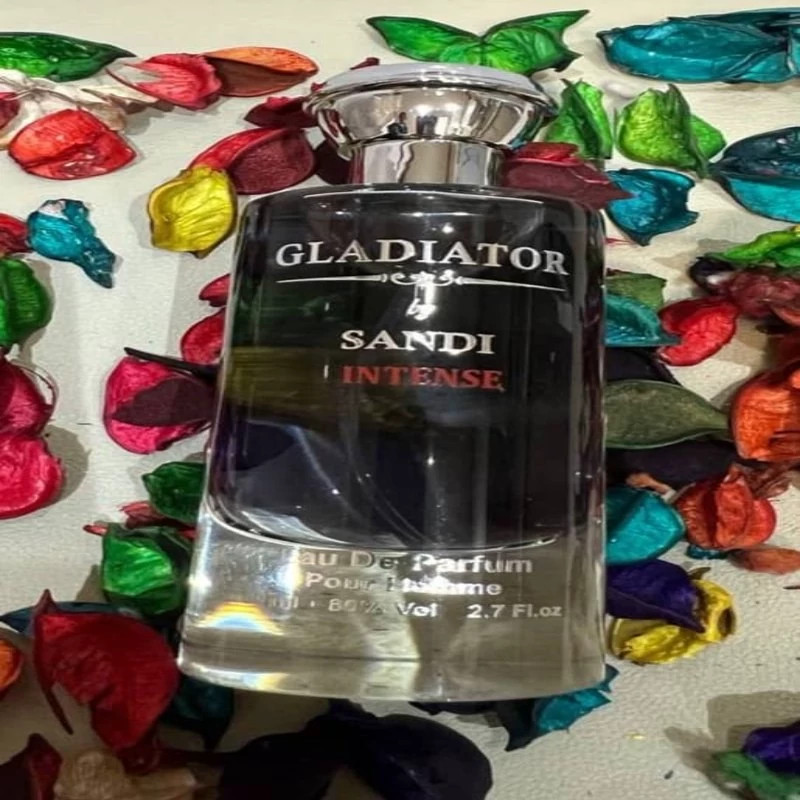 ادکلن گلادیاتور اینتنس شرکت سندی رایحه عطر باکارات رژ ادوپرفیوم 80 میل