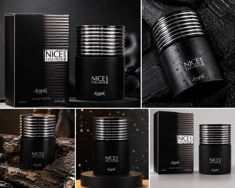 عطر و ادکلن مردانه Sapil Nice Feelings Black ادو تویلت 75 میل