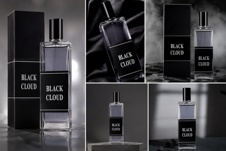 عطر و ادکلن مردانه بلک کلود برند سنت پیرو ( SAINT PIERO - BLACK CLOUD ) رایحه لهوم گرل لن
