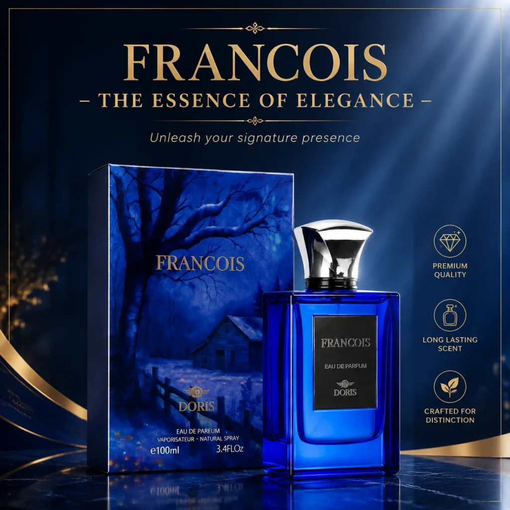 عطر و ادکلن مردانه فرانکوییس بلو برند دریس ( DORIS - FRANCOIS BLUE )