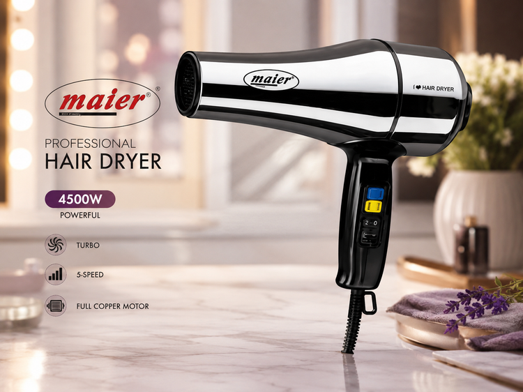 سشوار مایر 4500 وات مدل Professional Hair Dryer با موتور مسی