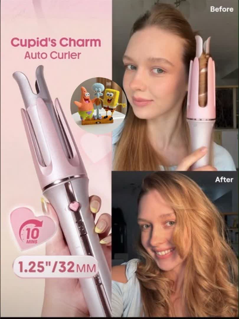 فرکننده مو اتوماتیک Cupids Charm مدل Auto Curler؛ فرهای زیبا و سریع در ۱۰ دقیقه