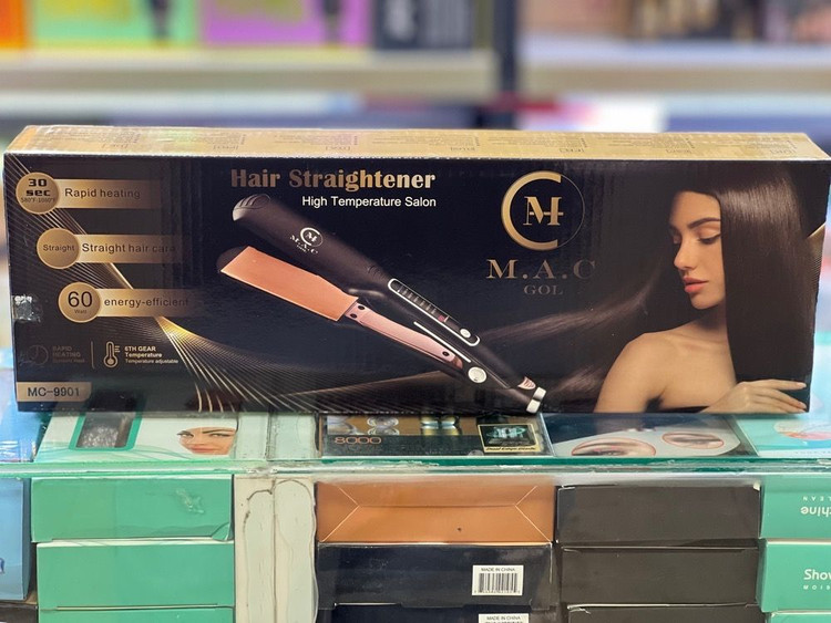 اتو مو حرفهای مک مدل MC-901 با گرم شدن سریع و تنظیم دما
