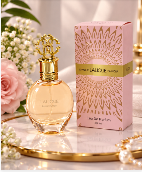 ادوپرفیوم زنانه لالیک مدل L’Amour حجم 35 میل | رایحه لطیف و زنانه + ارسال رايگان