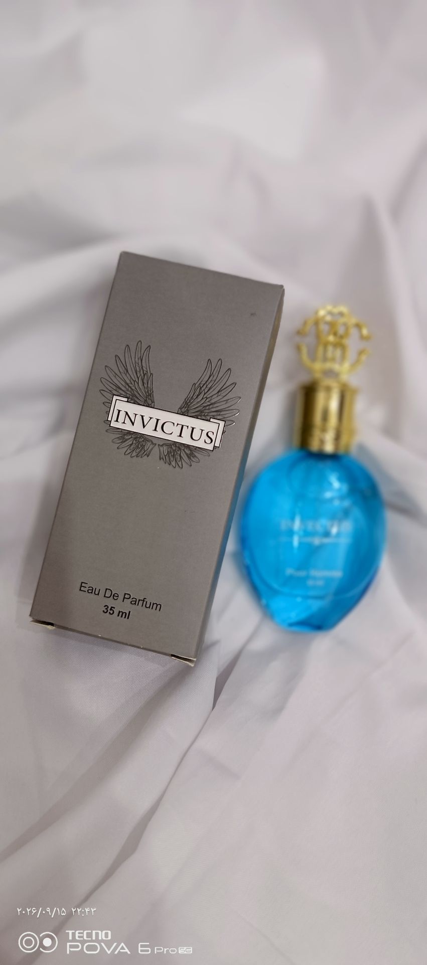 ادو پرفیوم زنانه Invictus مدل بال فرشته حجم 35 میل + ارسال رايگان
