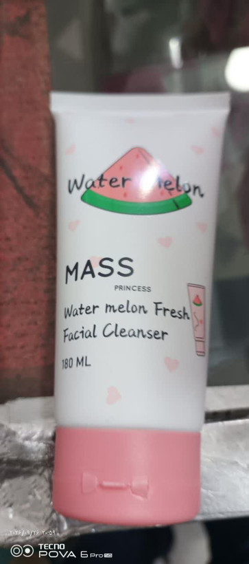 ژل شستشوی صورت MASS Princess مدل Watermelon Fresh حجم ۱۸۰ میلیلیتر