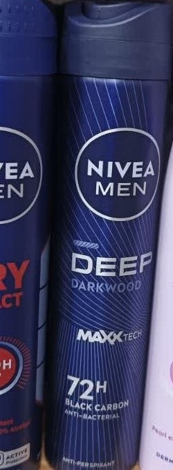 اسپری ضد تعریق مردانه نیوآ NIVEA MEN مدل Deep Darkwood با محافظت ۷۲ ساعته