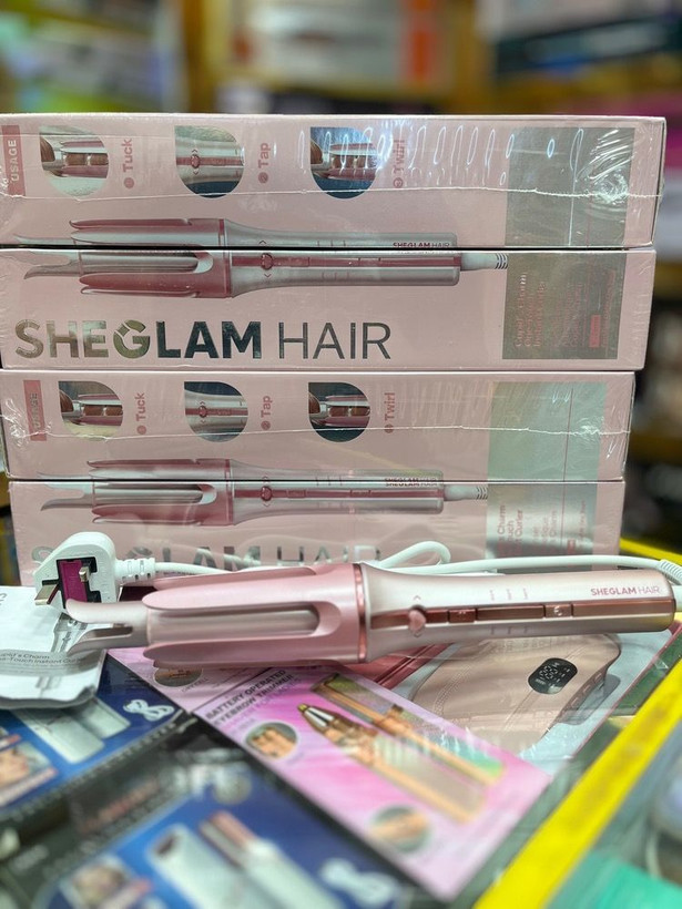 فرکننده مو شیگلم مدل SHEGLAM HAIR سایز ۲۵ میلیمتر