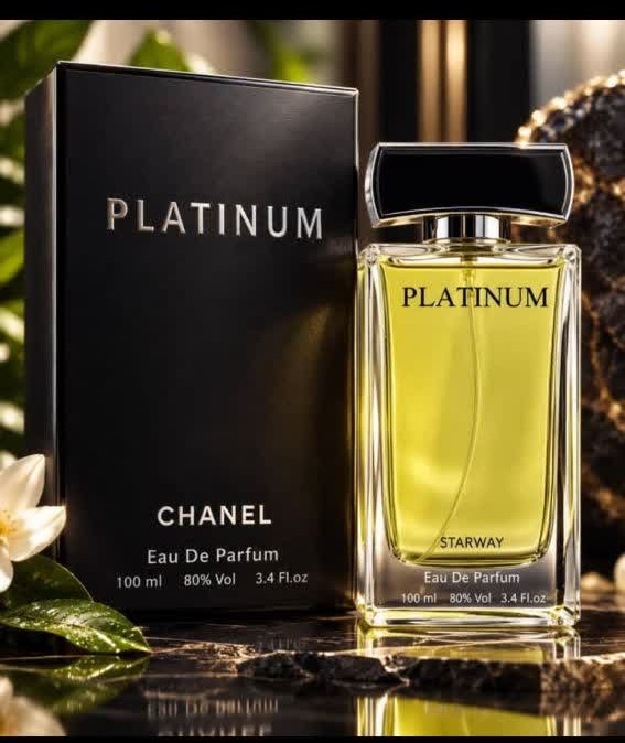 عطر پلاتینیوم مردانه مدل Platinum حجم ۱۰۰ میلی‌لیتر برند Starway